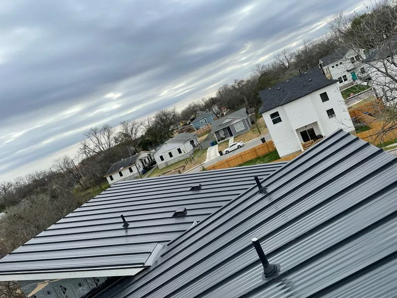 Standing seam metal roof panels with vents for Skylight Repair in Walnut Ridge